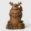Lisière de la forêt sculptée façon bois