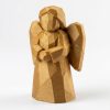 Ange de la présence tranquille sculpté