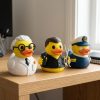 Lot de figurines de canards métiers et professions