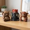 Ensemble de figurines d'ourson uniques