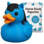 Horse Duck Collectible Figurine - Colorful Farm Animal Hybrid Desk Decor, Unique Gift for Home or Office Accent - 3D Printed in Canada