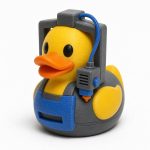 3D Printer Duck Collectible Figurine - Maker Workshop Desk Decor for Adults – 3D Printed in Canada