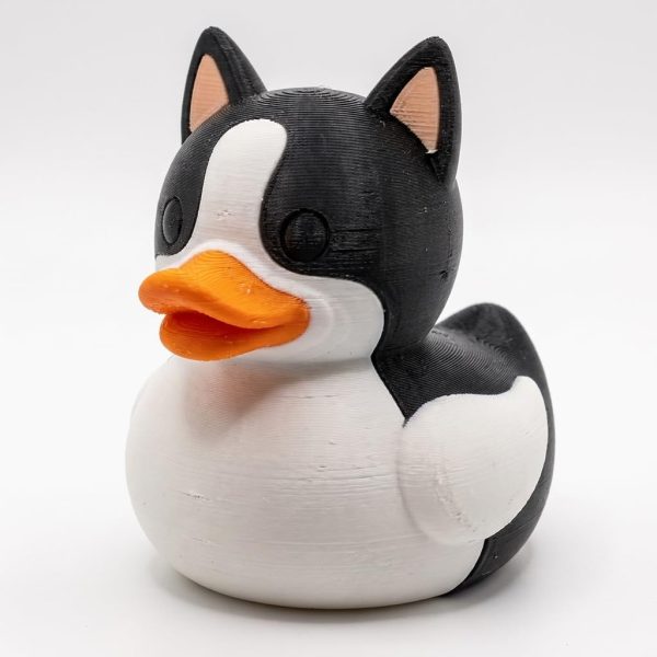 Boston Terrier Duck Figurine — 3D Printed Collectible by 3DCentral