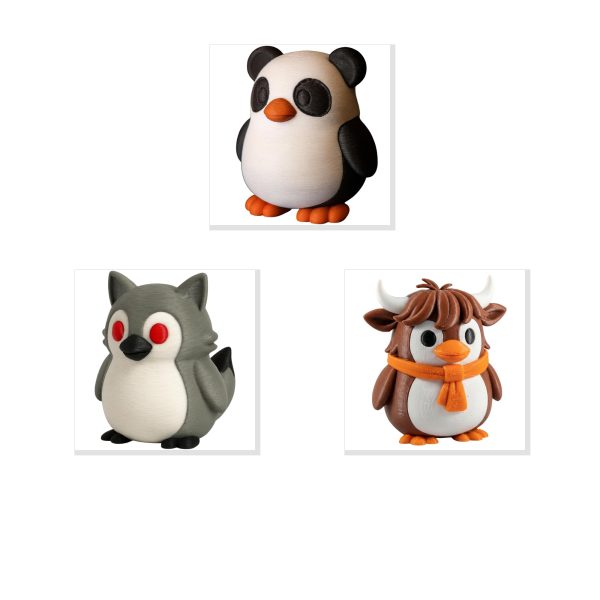 Animal Penguin Figurine Bundle
