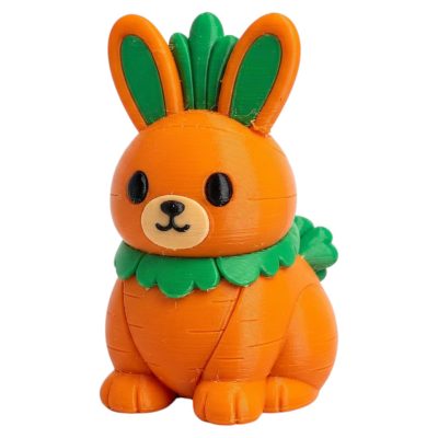 Rabbit Bunny Collectible Figurine - Unique Desk Decor for Adults – 3D Printed in Canada