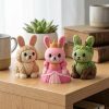 Lapin princesse rose