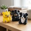 Ensemble fantaisiste de figurines d'ourson en peluche