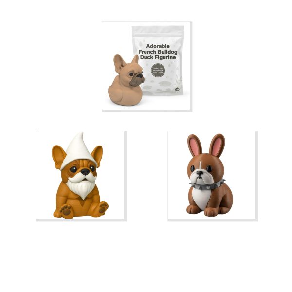 French Bulldog Figurine Bundle