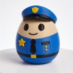 Cop Egg Collectible Figurine - Unique Desk Decor for Adults – 3D Printed in Canada