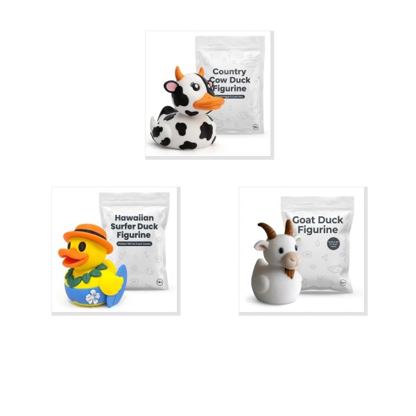 Funny Duck Figurine Bundle