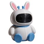 Rabbit Robot Collectible Figurine - Unique Desk Decor for Adults – 3D Printed in Canada