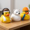 Lot de figurines de canards déco de bureau