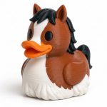 Clydesdale Horse Duck Collectible Figurine - Unique Desk Decor for Adults – 3D Printed in Canada