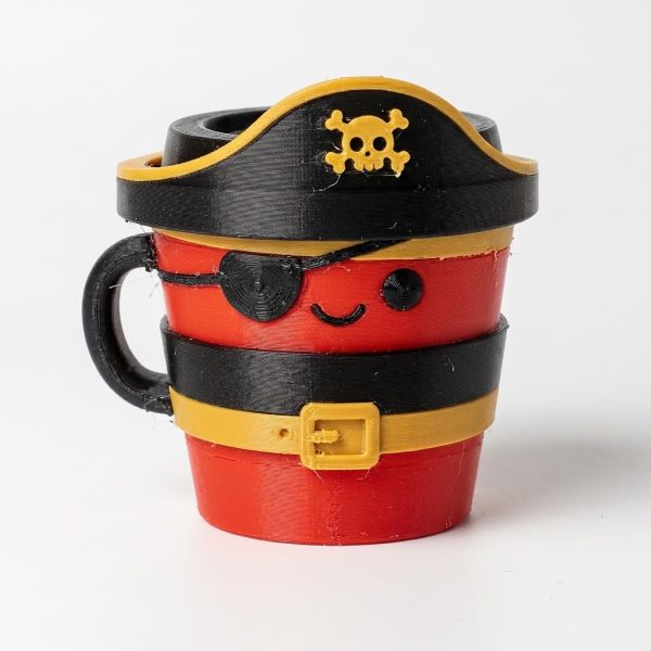 Figurine café capitaine pirate