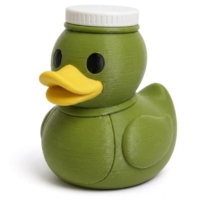 Pickle Jar Duck Collectible Figurine - Unique Desk Decor for Adults – 3D Printed in Canada