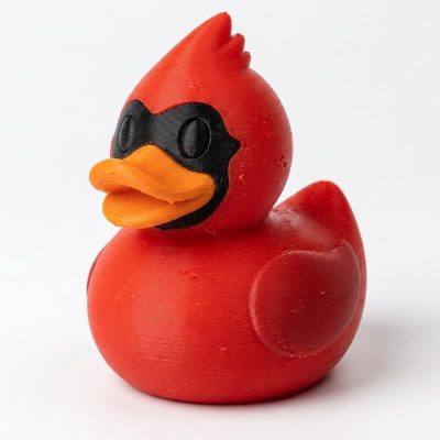 Northern Cardinal Duck Collectible Figurine - Unique Desk Decor for Adults – 3D Printed in Canada