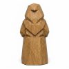 Wood Carved Folk Spirit Figurine — 3D Printed Wood Carved by 3DCentral