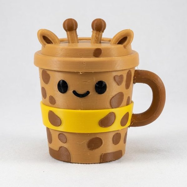 Figurine tasse à café girafe