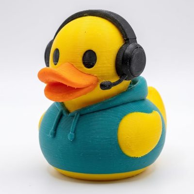 Remote Worker Duck Collectible Figurine - Unique Desk Decor for Adults – 3D Printed in Canada