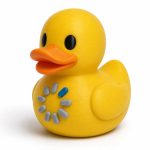 Buffering Duck Collectible Figurine - Tech Desk Decor for Adults – 3D Printed in Canada