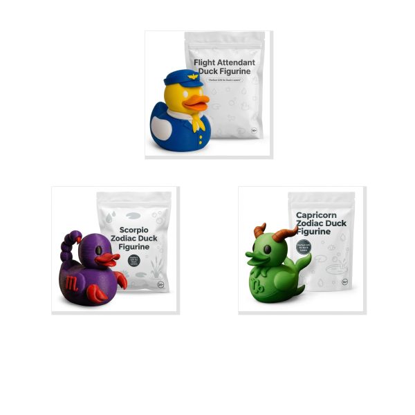 Zodiac Duck Figurine Set