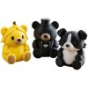 Ensemble fantaisiste de figurines d'ourson en peluche