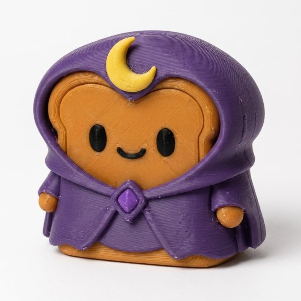Figurine pain grillé sorcier