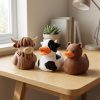 Lot de 3 figurines de canards de collection variés