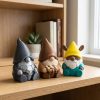 Coffret de figurines de gnomes de collection