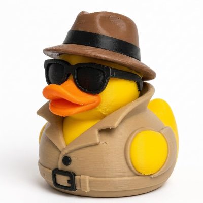 Incognito Duck Collectible Figurine - Unique Desk Decor for Adults – 3D Printed in Canada