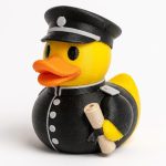 Service Academy Graduate Duck Collectible Figurine - Unique Desk Decor for Adults – 3D Printed in Canada