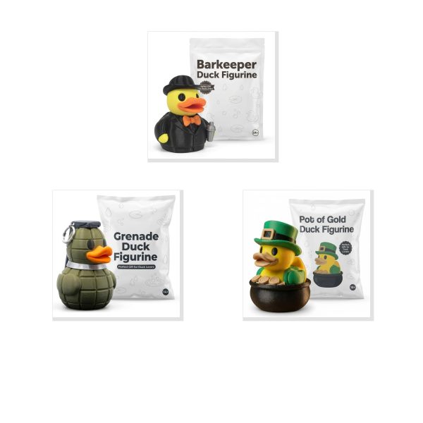 Unique Duck Figurine Bundle