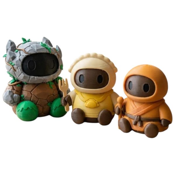 Robot Figurine 3-Pack