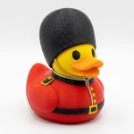 London Guard Duck Collectible Figurine - Unique Desk Decor for Adults – 3D Printed in Canada