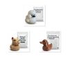 Ensemble de figurines de canards races de chiens