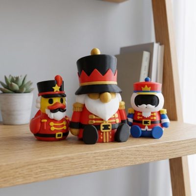 Lot de figurines Casse-Noisette — 3D Printed Ducks by 3DCentral