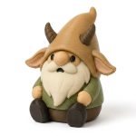 Fainting Goat Gnome Buddy Collectible Figurine - Unique Desk Decor for Adults – 3D Printed in Canada