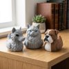 Ensemble de figurines Canard-chat de collection