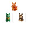 Ensemble de figurines de lapins mythologiques