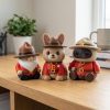 Ensemble de figurines policier monté canadien