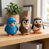 Lot de figurines pingouin