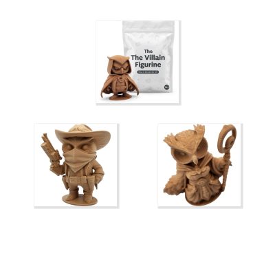 Owl Variety Collectible Figurine Bundle of 3 - Villain Owl, Outlaw Healer - Fantasy & Unique Adult Desk Decor - 3D Printed in Canada