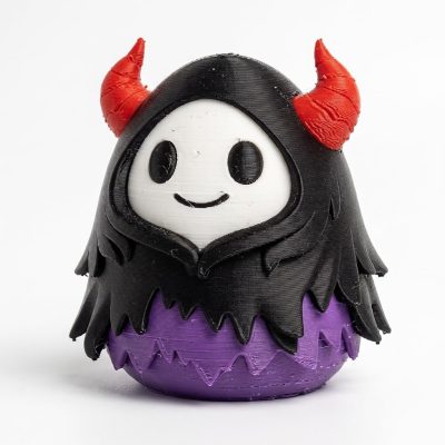 Evil Ghoul Eggling Collectible Figurine - Unique Desk Decor for Adults – 3D Printed in Canada