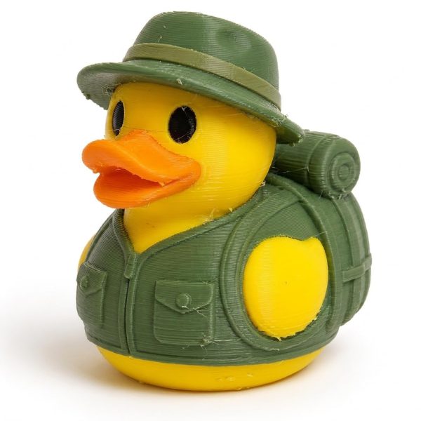 Hiker Duck Figurine