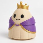 Duchess Egg Collectible Figurine - Unique Desk Decor for Adults – 3D Printed in Canada
