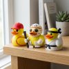 Ensemble de figurines canards sportifs