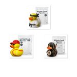 Sports Duck Collectible Figurine Bundle of 3 - Karate, Softball, Billiards - Playful & Sporty Adult Desk Decor - 3D Printed in Canada