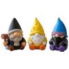 Trio de figurines gnomes de collection