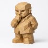 Figurine abstraite Forme d'idée sculptée bois