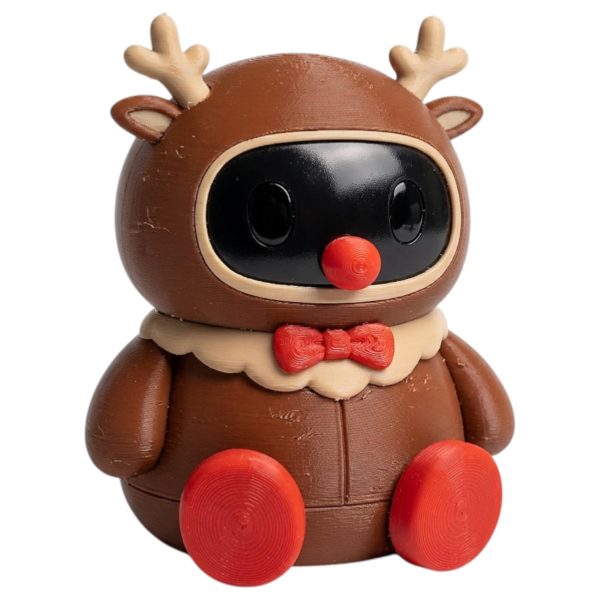 Reindeer Robot Figurine